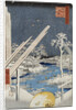 Lumberyards at Fukagawa by Ando Hiroshige from the series 'One Hundred Views of Famous Places in Edo' by Anonymous