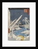 Lumberyards at Fukagawa by Ando Hiroshige from the series 'One Hundred Views of Famous Places in Edo' by Anonymous