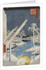 Lumberyards at Fukagawa by Ando Hiroshige from the series 'One Hundred Views of Famous Places in Edo' by Anonymous