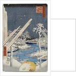 Lumberyards at Fukagawa by Ando Hiroshige from the series 'One Hundred Views of Famous Places in Edo' by Anonymous