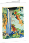 Ono Waterfall, the Kiso Highway by Katsushika Hokusai