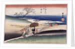 At Yase Village by Ando Hiroshige from the series Famous Places of Kyoto' by Anonymous