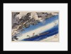 Cherry Blossoms at Arashiyama by Ando Hiroshige from the series 'Famous Places of Kyoto' by Anonymous