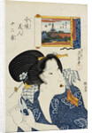 The Diplomatic Type by Keisai Eisen from the series Imayo bijin junikei (Twelve scenes of modern beauties) by Anonymous