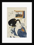The Diplomatic Type by Keisai Eisen from the series Imayo bijin junikei (Twelve scenes of modern beauties) by Anonymous