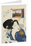 The Diplomatic Type by Keisai Eisen from the series Imayo bijin junikei (Twelve scenes of modern beauties) by Anonymous