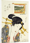 The Calculating Type by Keisai Eisen from the series Imayo bijin junikei (Twelve scenes of modern beauties) by Anonymous