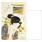 The Calculating Type by Keisai Eisen from the series Imayo bijin junikei (Twelve scenes of modern beauties) by Anonymous