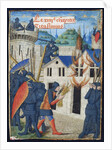 Gaius Marcus Corialanus setting a firebrand to Corioli by Anonymous