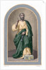 Saint Peter (c. 1 B.C.-67 A.C). Apostle of Jesus Christ and first Pope of the Catholic Church. Color by Anonymous