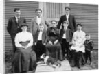 Wisconsin farm family gathers for a portrait, ca. 1905 by Anonymous