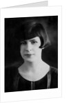 Young flapper studio portrait, ca. 1925 by Anonymous