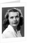 High school portrait of young woman, ca.1948 by Anonymous