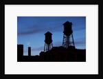 Water Towers, Jersey City, New Jersey by Anonymous