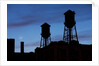 Water Towers, Jersey City, New Jersey by Anonymous