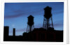 Water Towers, Jersey City, New Jersey by Anonymous