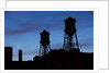 Water Towers, Jersey City, New Jersey by Anonymous