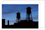 Water Towers, Jersey City, New Jersey by Anonymous