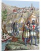 Alfonso II of Aragon and Alfonso VIII of Castile in the siege of Cuenca on 1177. Spain by Anonymous