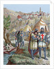 Alfonso II of Aragon and Alfonso VIII of Castile in the siege of Cuenca on 1177. Spain by Anonymous