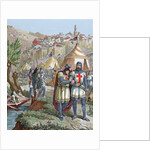 Alfonso II of Aragon and Alfonso VIII of Castile in the siege of Cuenca on 1177. Spain by Anonymous