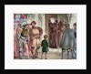 Martin Luther (1483-1546) nailed to the door of the Wittenberg castle church the Ninety-Five Theses by Anonymous