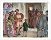 Martin Luther (1483-1546) nailed to the door of the Wittenberg castle church the Ninety-Five Theses by Anonymous