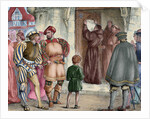 Martin Luther (1483-1546) nailed to the door of the Wittenberg castle church the Ninety-Five Theses by Anonymous