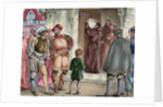 Martin Luther (1483-1546) nailed to the door of the Wittenberg castle church the Ninety-Five Theses by Anonymous