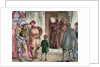 Martin Luther (1483-1546) nailed to the door of the Wittenberg castle church the Ninety-Five Theses by Anonymous