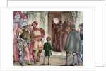 Martin Luther (1483-1546) nailed to the door of the Wittenberg castle church the Ninety-Five Theses by Anonymous