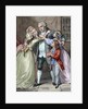 Louis XVI says goodbye to his family to be executed during the Age of Terror (1793) by Anonymous