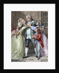 Louis XVI says goodbye to his family to be executed during the Age of Terror (1793) by Anonymous