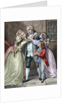 Louis XVI says goodbye to his family to be executed during the Age of Terror (1793) by Anonymous