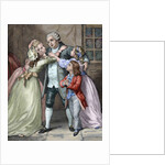 Louis XVI says goodbye to his family to be executed during the Age of Terror (1793) by Anonymous