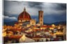 The Duomo of Florence with evening light by Anonymous