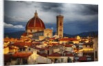 The Duomo of Florence with evening light by Anonymous