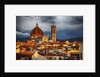 The Duomo of Florence with evening light by Anonymous