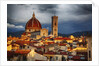 The Duomo of Florence with evening light by Anonymous