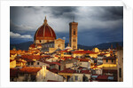 The Duomo of Florence with evening light by Anonymous