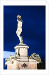 Statue of David overlooking Florence by Anonymous