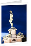 Statue of David overlooking Florence by Anonymous