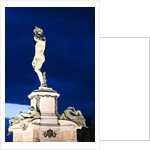 Statue of David overlooking Florence by Anonymous