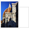 The Duomo of Florence with evening light by Anonymous