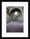 Brick pathway to Monastero S. Croce Catholic Church by Anonymous