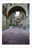 Brick pathway to Monastero S. Croce Catholic Church by Anonymous