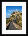 Civita di Bagnoregio and the long bridge leading to town by Anonymous