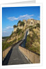 Civita di Bagnoregio and the long bridge leading to town by Anonymous