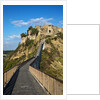 Civita di Bagnoregio and the long bridge leading to town by Anonymous