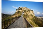 Civita di Bagnoregio and the long bridge leading to town by Anonymous